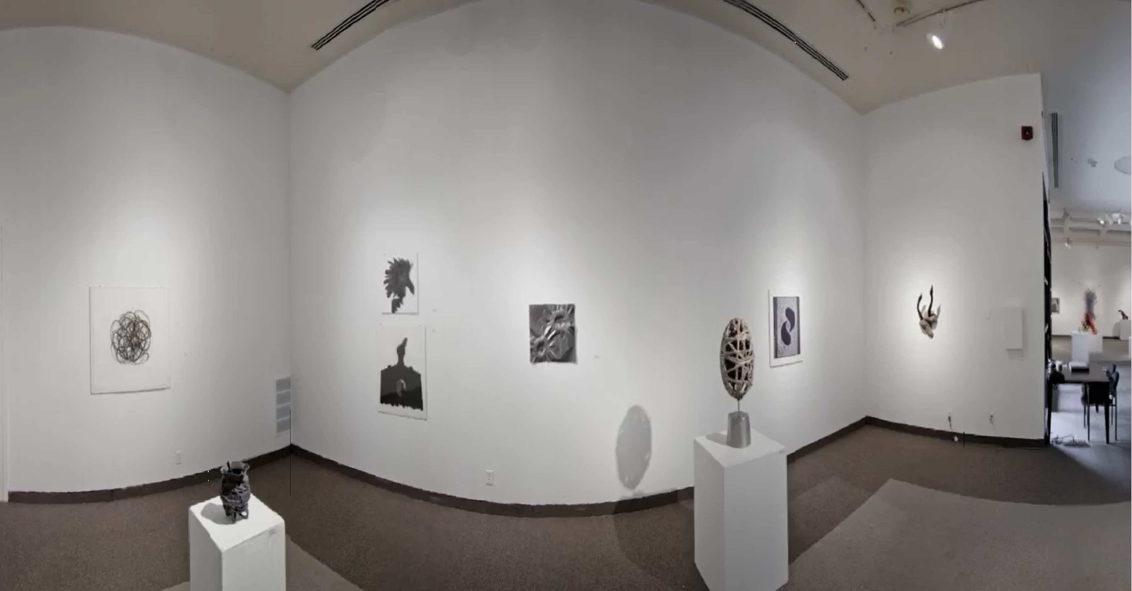 Installation View, Front East Gallery, Ink & Clay 37  Exhibition, Mar. 17, 2011 to Apr. 19, 2011.