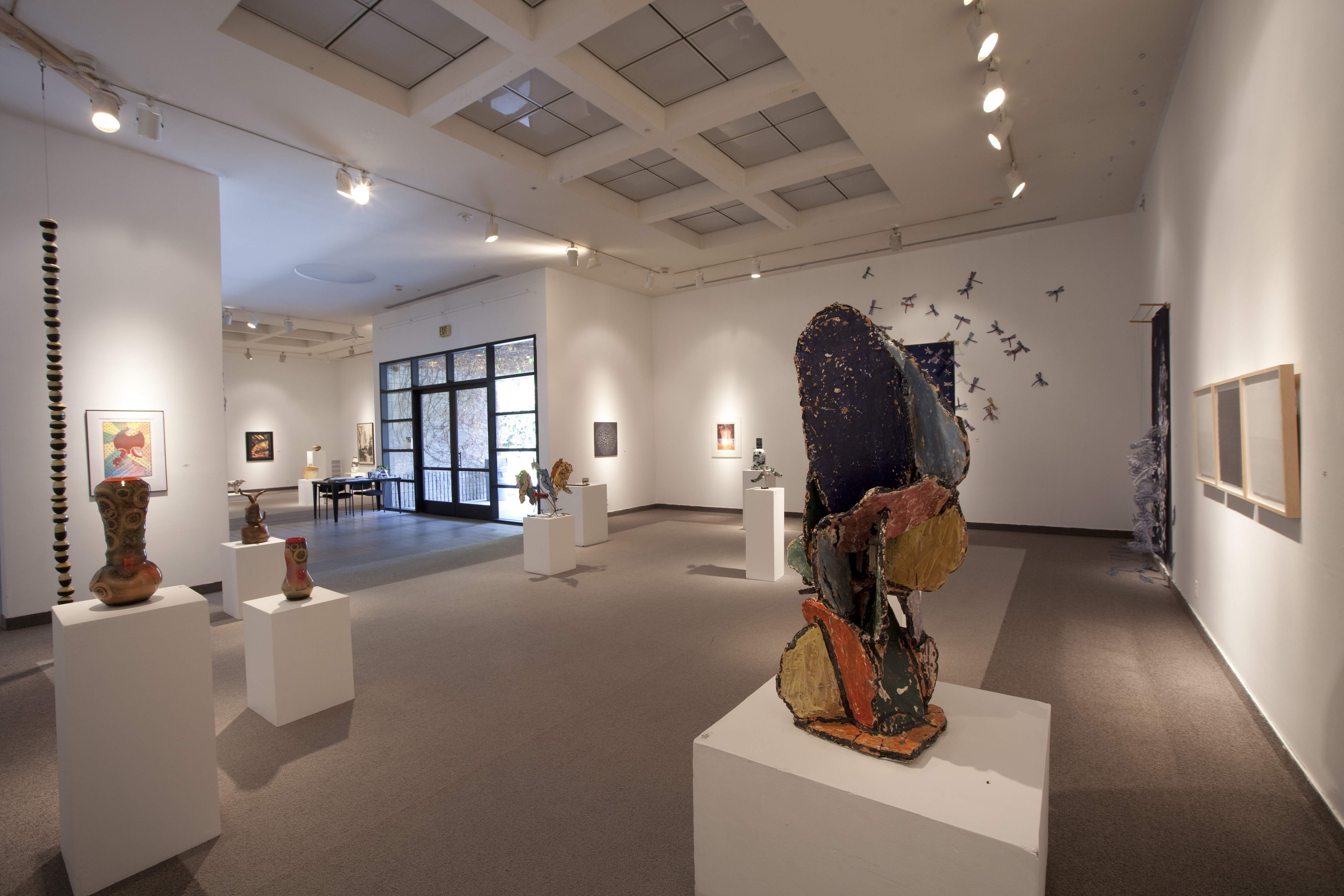 Installation View, Front West Gallery, Ink & Clay 38  Exhibition, Mar. 15, 2012 to Apr. 27, 2012.