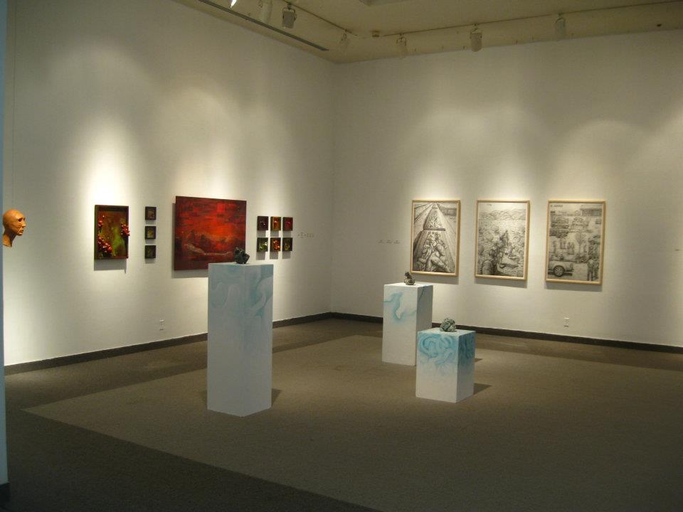Installation View, Front Gallery, The Senior Show & 2D/3D Exhibition, May 16 - June 9, 2012.