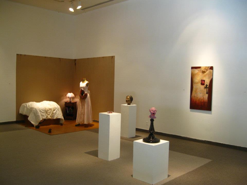 Installation View, Front Gallery, The Senior Show & 2D/3D Exhibition, May 16 - June 9, 2012.