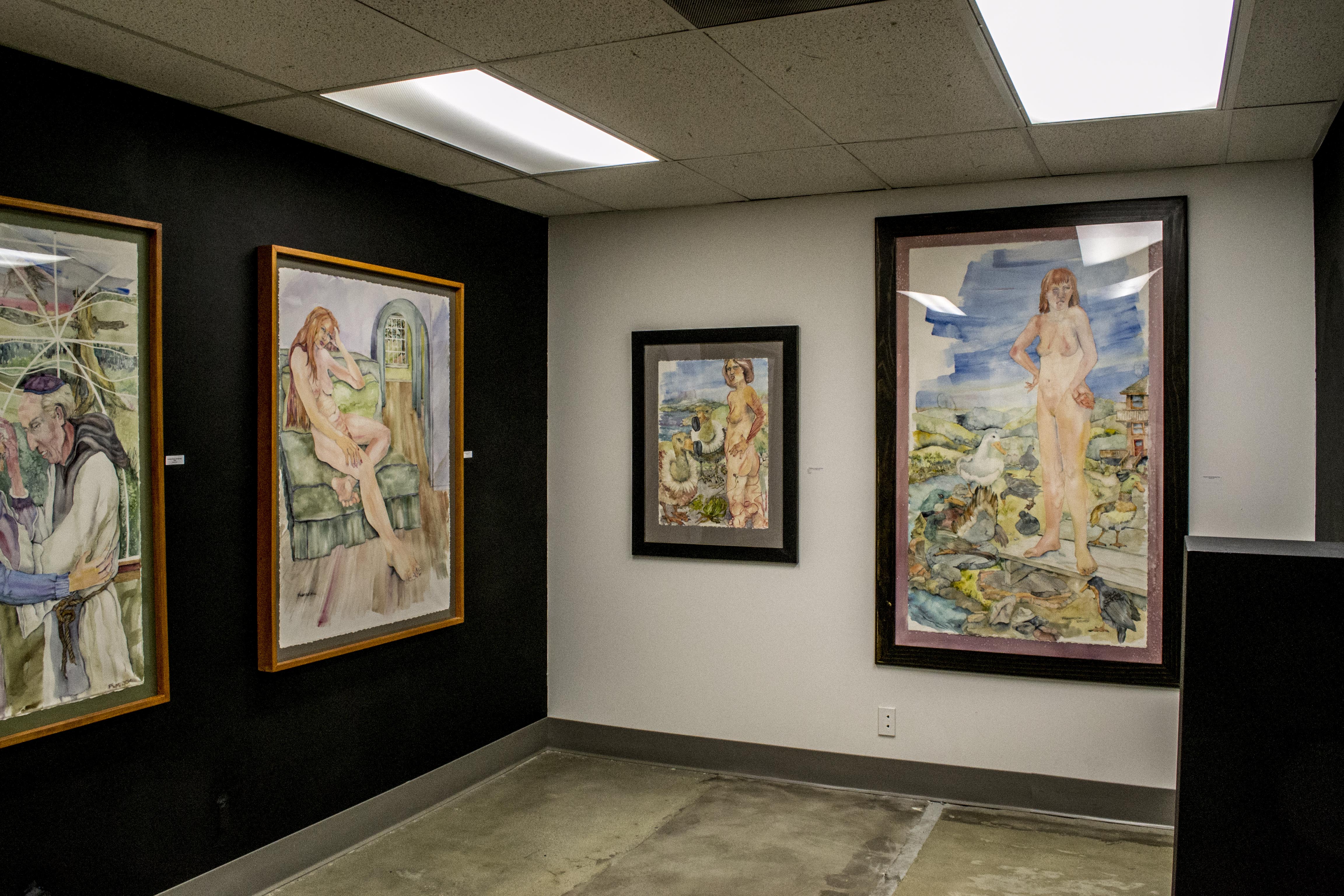 Installation View, Back Gallery, Charles Fredrick Retrospective Exhibition, Nov. 7, 2019 to Dec. 21, 2013.