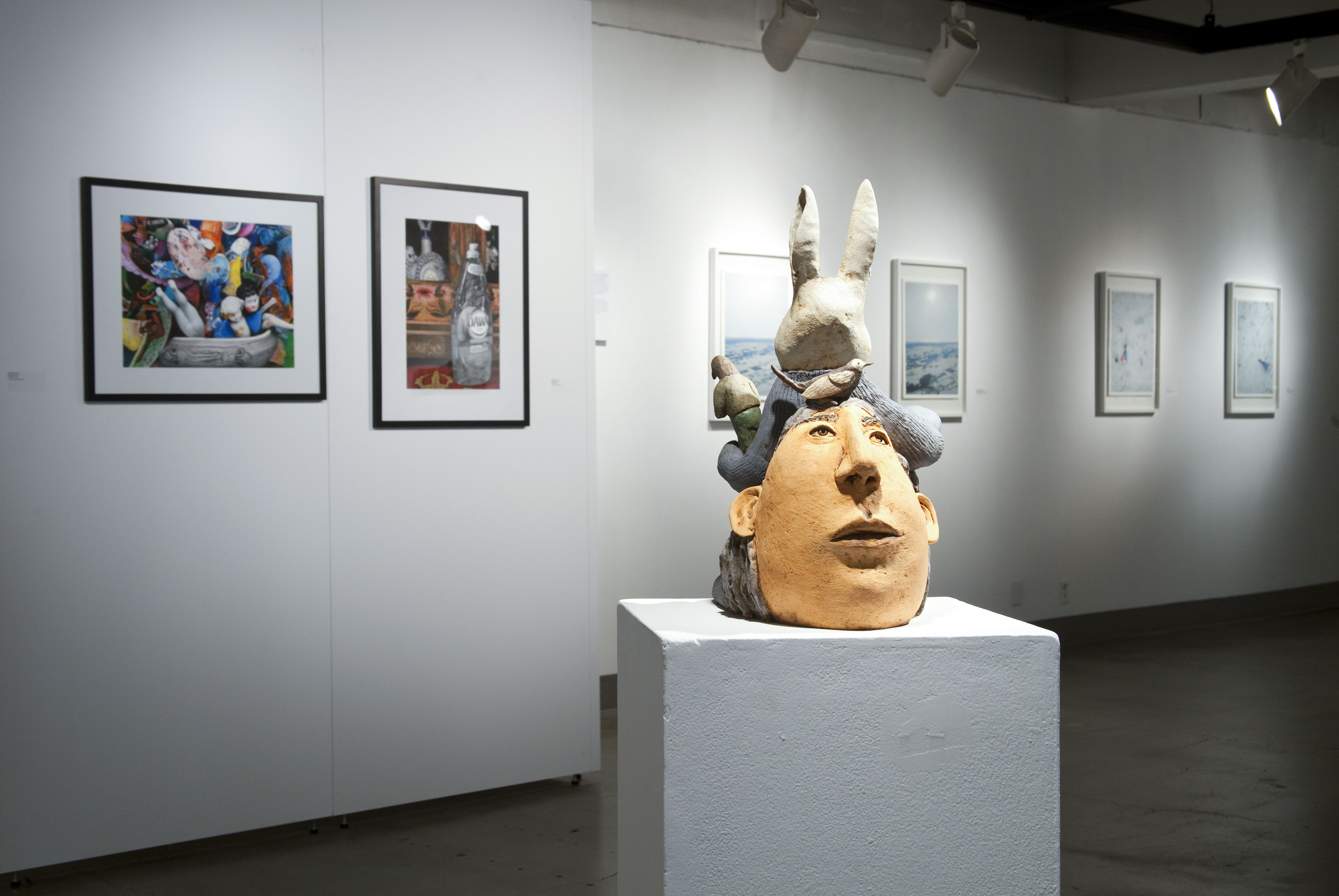 Installation View, Back Gallery, Art Faculty Show 2014 Exhibition, Nov. 10, 2014 to Dec. 13, 2014.