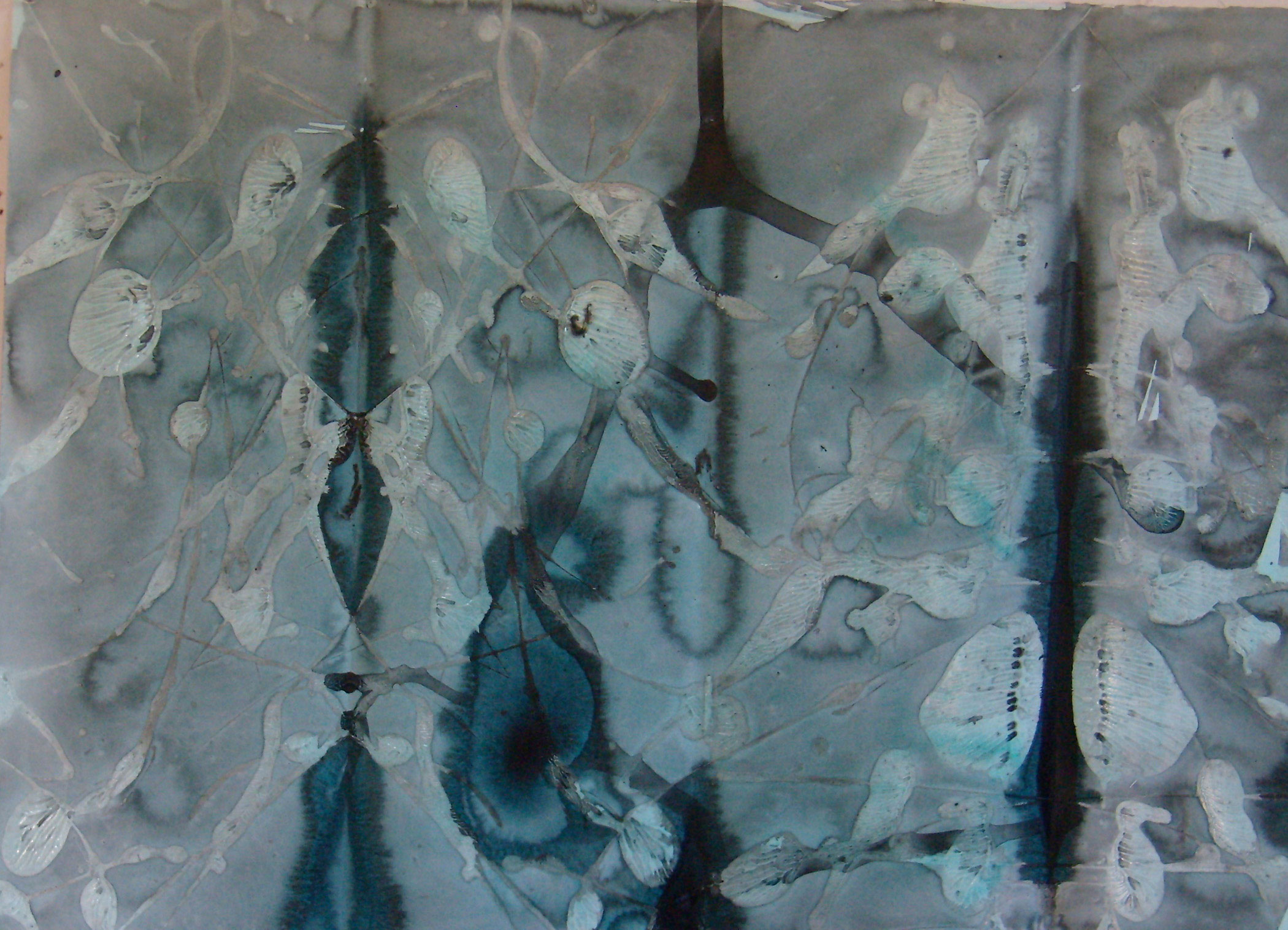 Saritha Margon Symmitries #12, 2011 Acrylic & Ink 22”h x 30”w