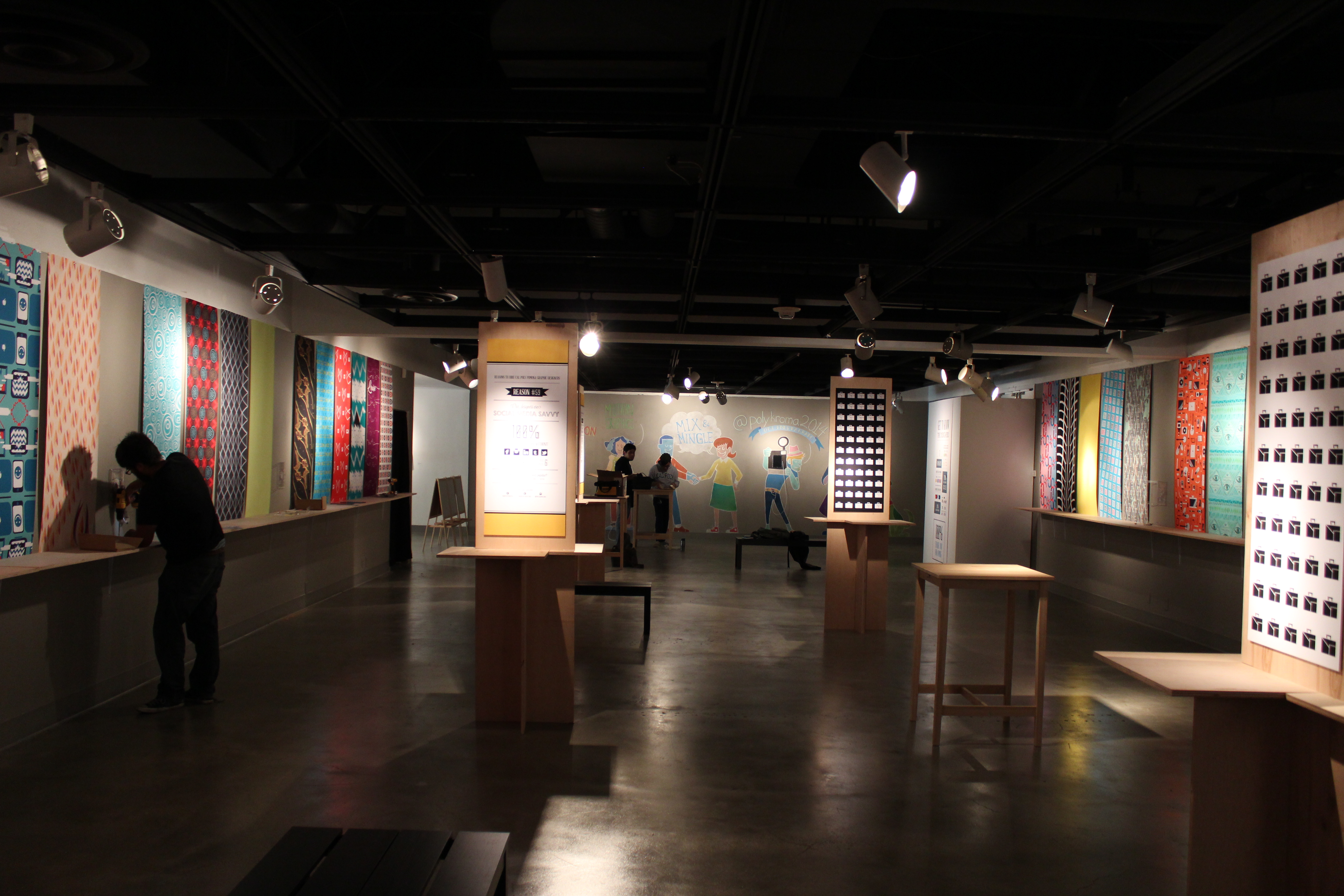Installation View, Back Gallery, Polykroma 2014 Exhibition, May. 19, 2014 to Jun. 15, 2014.