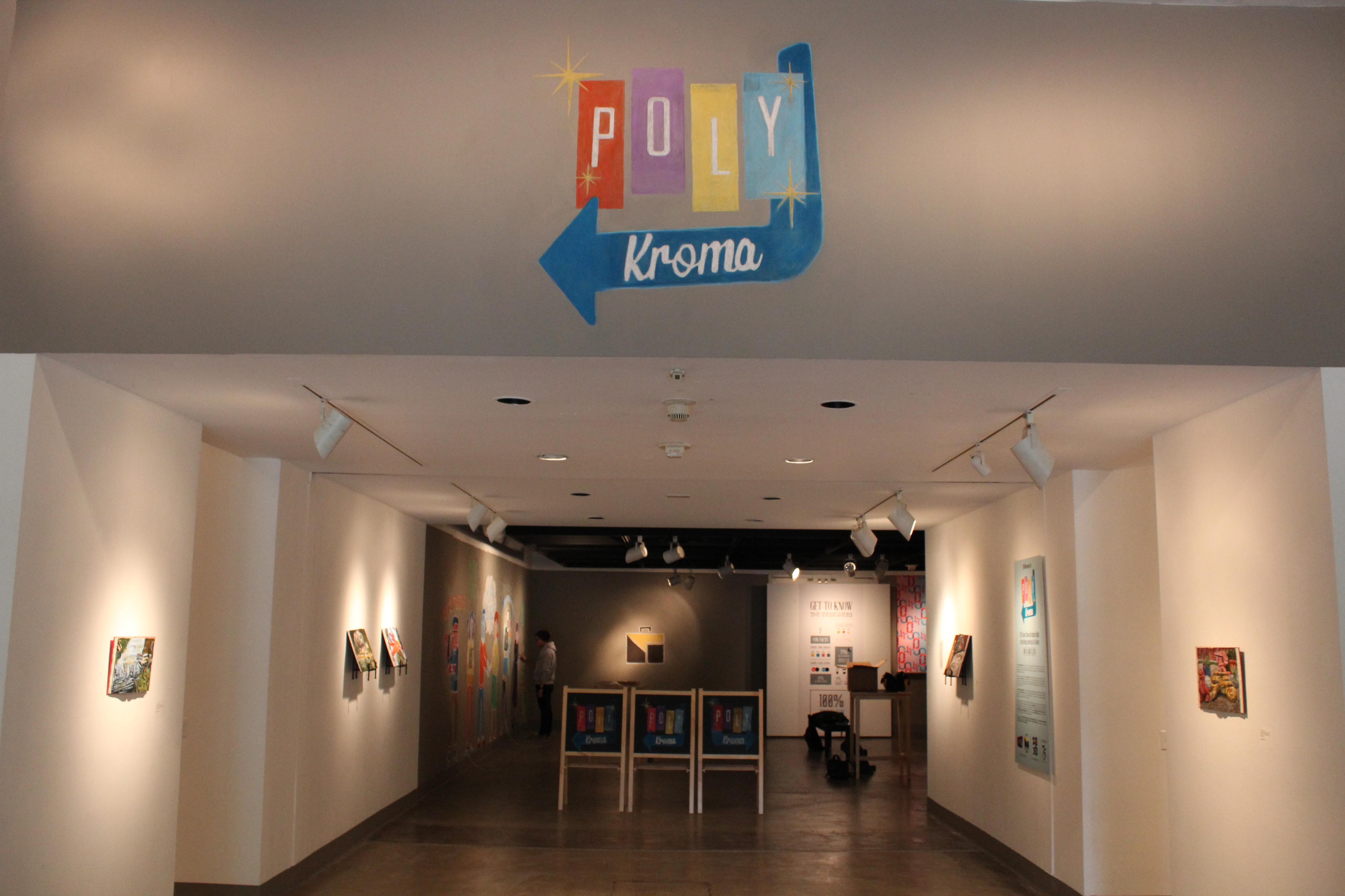 Installation View, Title Wall, Polykroma 2014 Exhibition, May. 19, 2014 to Jun. 15, 2014.