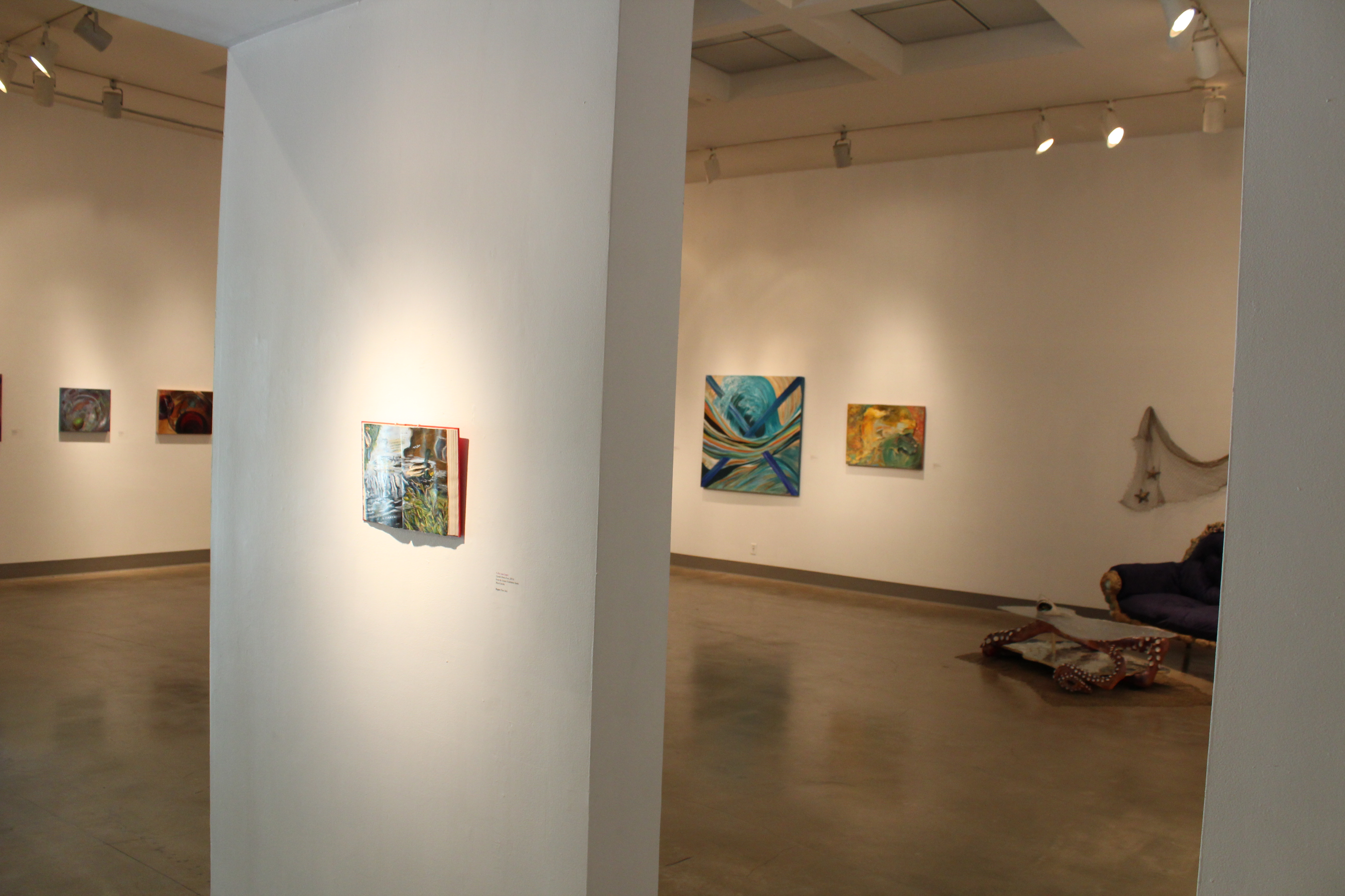 Installation View, Corridor of Gallery, Polykroma 2014 Exhibition, May. 19, 2014 to Jun. 15, 2014.