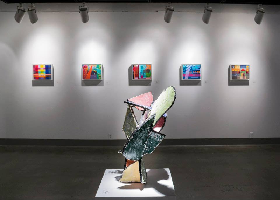 Installation View, Back Gallery, Tom Decker, Sandra Gallegos, Ann Isolde & Richard OsakaExhibition, Mar.8, 2014 to Apr.19, 2014.