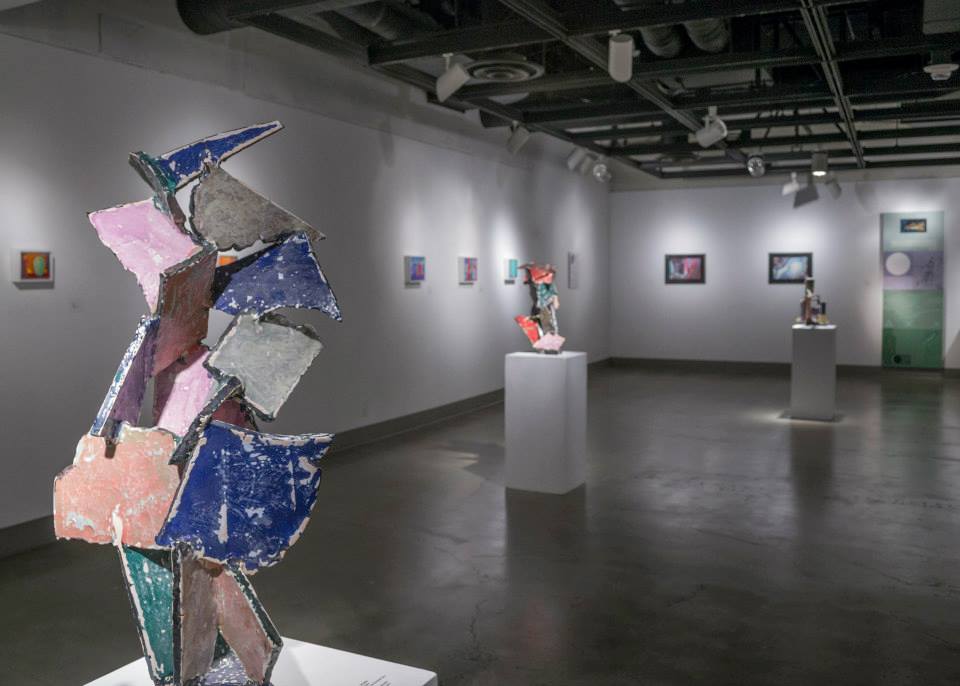 Installation View, Back Gallery, Tom Decker, Sandra Gallegos, Ann Isolde & Richard OsakaExhibition, Mar.8, 2014 to Apr.19, 2014.