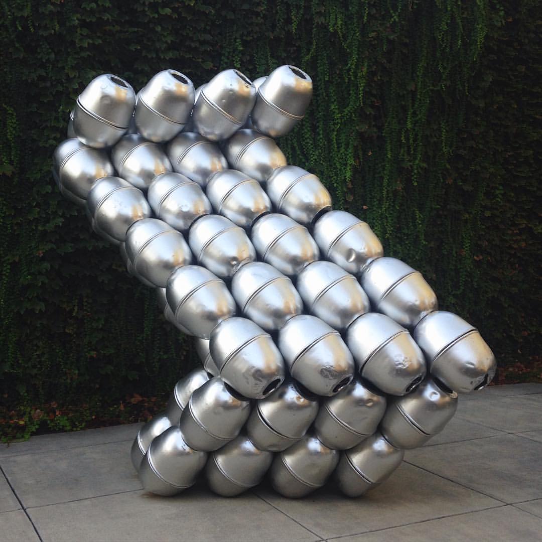 Installation of David Jang artwork