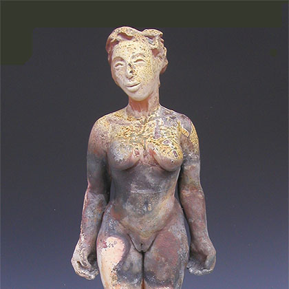 porcelain sculpture of a nude woman