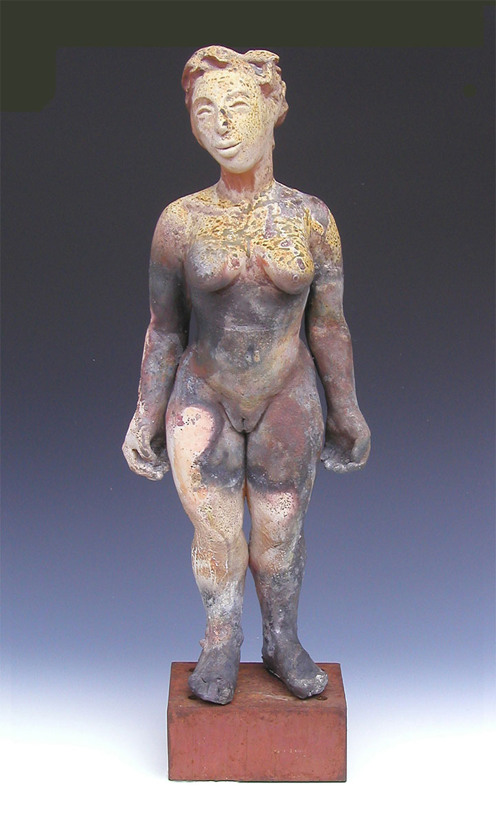 porcelain sculpture of a nude woman