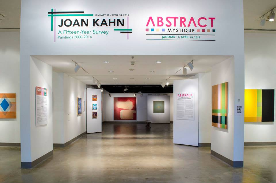 Installation View, Title Wall, Joan Kahn Exhibition, Jan. 17, 2015 to Apr. 18, 2015.