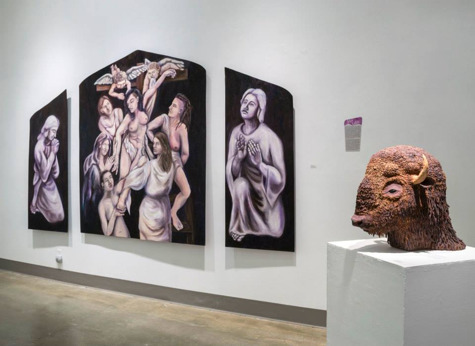 Installation View, Front East Gallery, Polykroma 2015 Exhibition, May. 18, 2015 to June. 14, 2015.