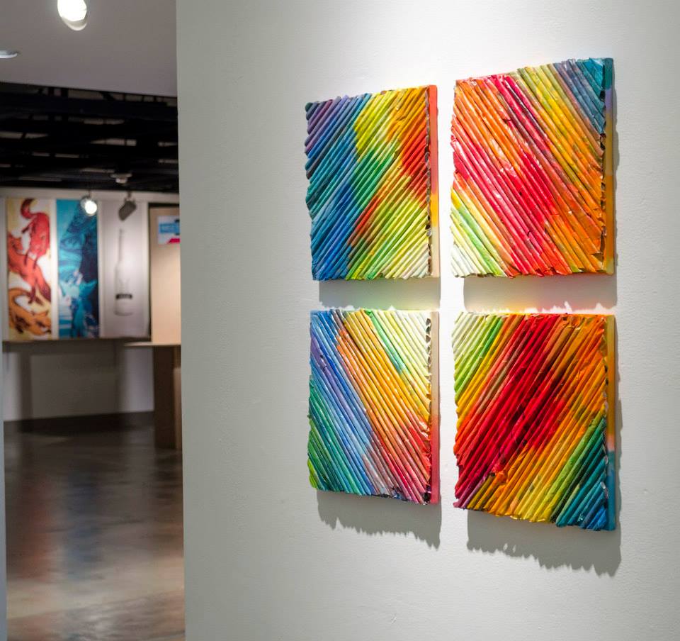 Installation View, Front West Gallery, Polykroma 2015 Exhibition, May. 18, 2015 to June. 14, 2015.
