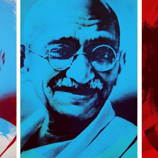 Give Peace a Chance Mahatma Gandhi/John Lennon  by Howard Steenwyk