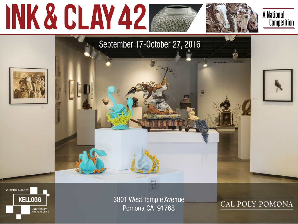 cover page of ink and clay 42 catalog