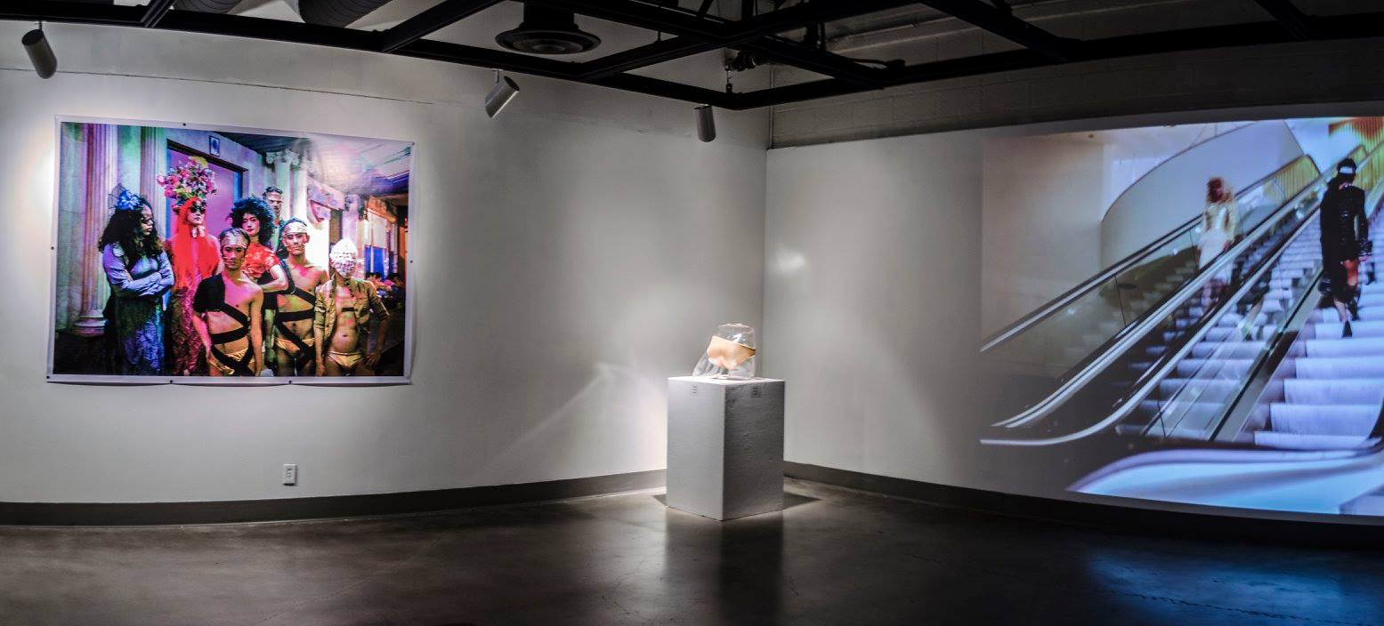 Installation View, Back Gallery, Transnational Lives in Motion: The Art of Laura Kina and Viet Le, Exhibition, Aug. 22, 2019 to Nov. 21, 2019.