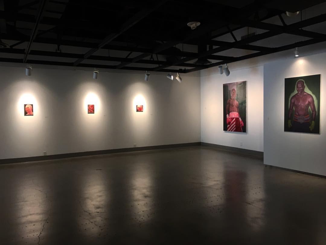 Installation View, Front of Gallery, Exhibition: "About Face", Mar. 4, 2017 to Apr. 27, 2017