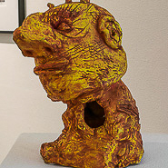 Head 6 Series, 2016-2017 clay, patina 14 x 11 x 11” Courtesy of the artist