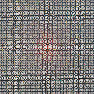 Kumo-no-Ito (The Spider’s Thread), 2015 partially painted clay vessels on painted board 24 x 48 x 2” Courtesy of the artist