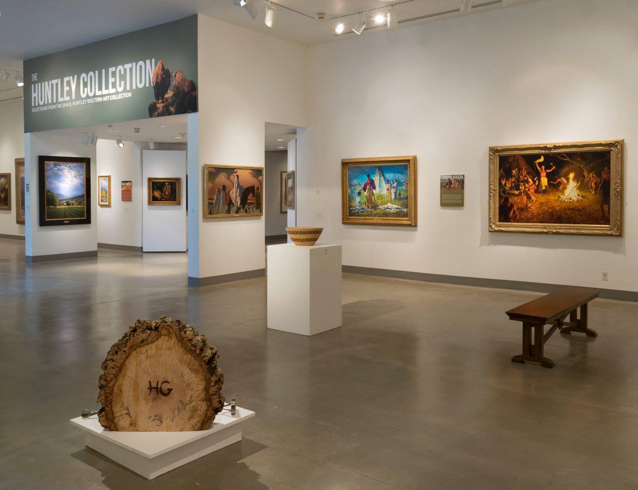 Installation View, Front of Gallery, Exhibition: "Don B. Huntley College of Ag. Naming Ceremony & ENV Exhibition", Nov. 18, 2016 to Nov. 19, 2016