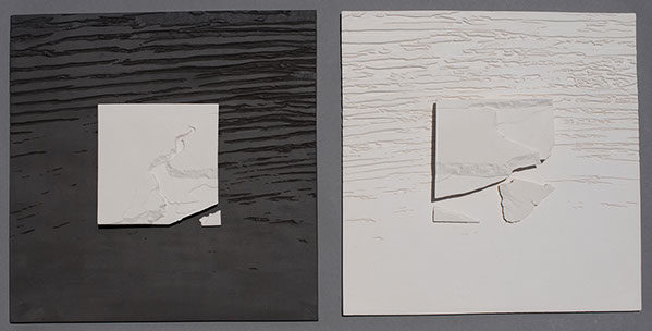 Broken Ice Diptych by Beatriz Jaramillo