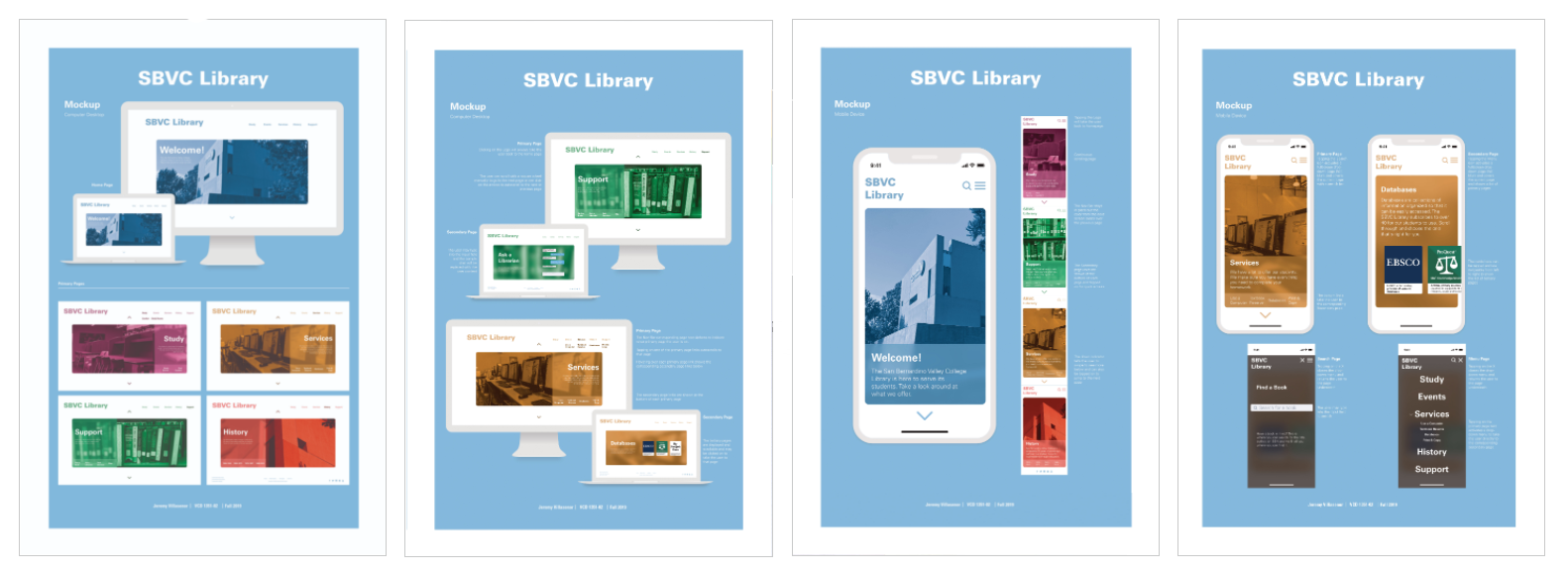 SBVC Library Website Design by Jeremy  Villasenor