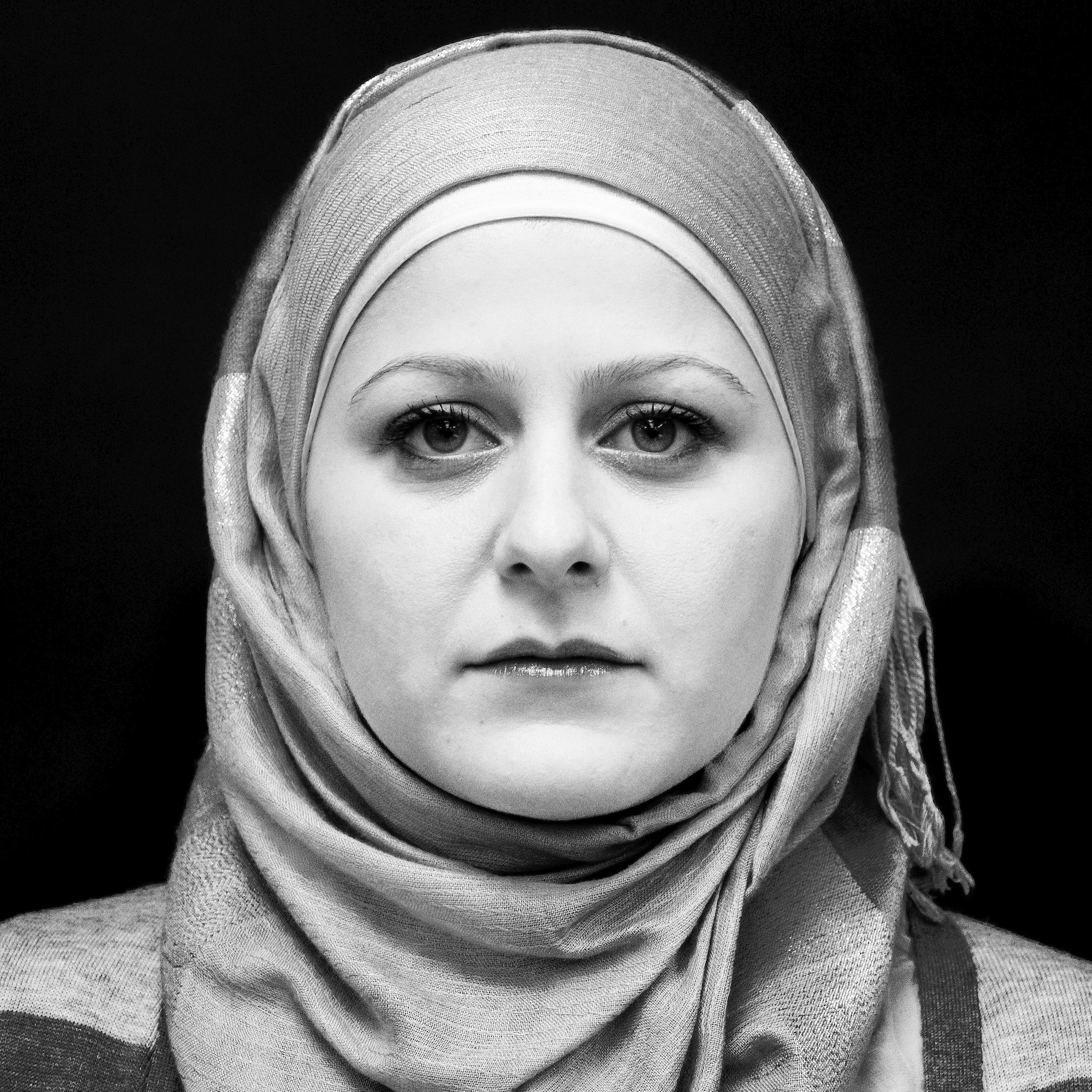Tracy Keza    Miriam, 2016?   from the Hijabs & Hoodies series in Washington DC installation 