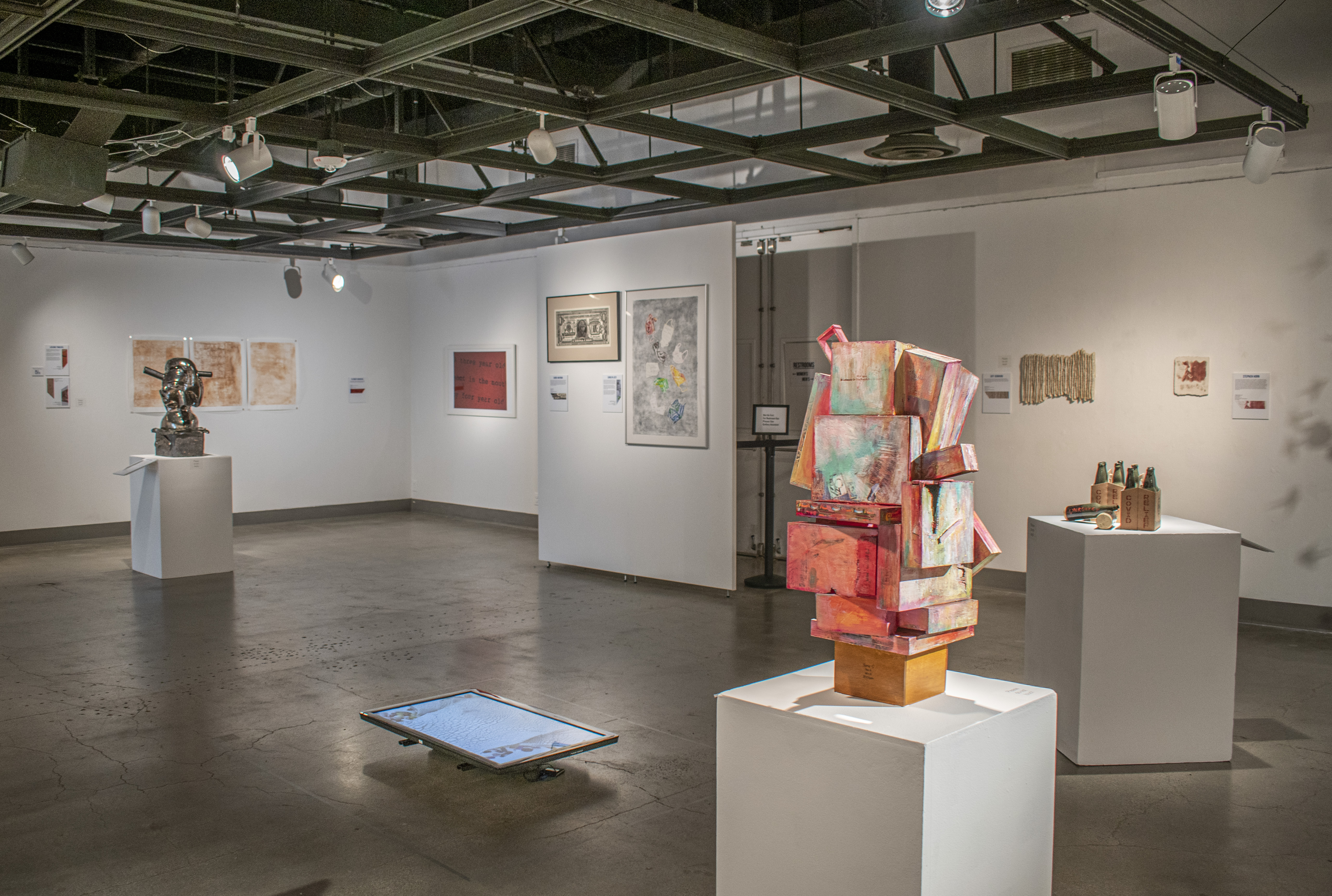Installation View, Back Gallery, Ink & Clay 45 Exhibition, August 18, 2022 to November 17, 2022
