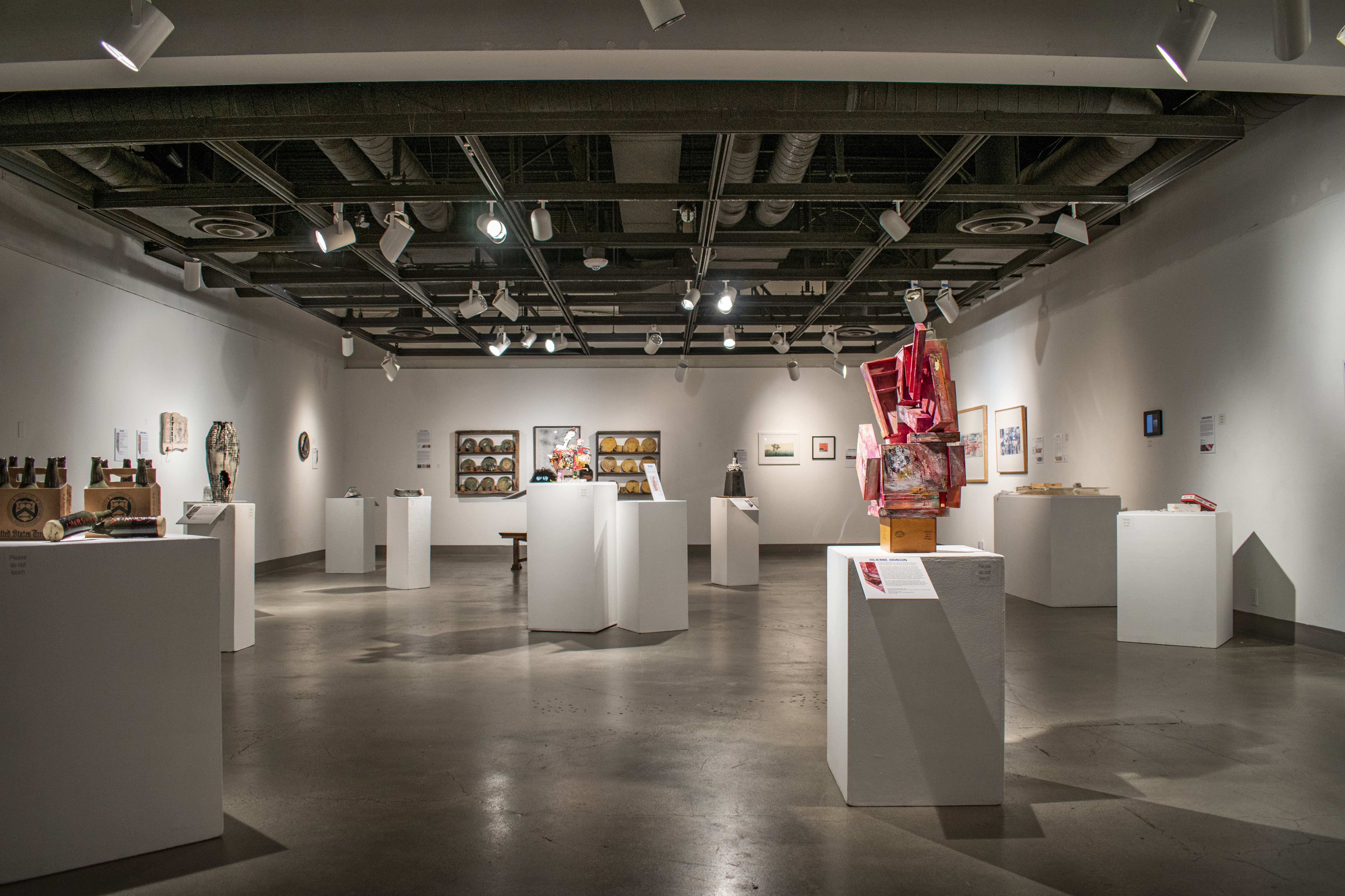 Installation View, Back Gallery, Ink & Clay 45 Exhibition, August 18, 2022 to November 17, 2022