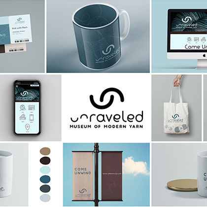 Graphics Campaign & Graphic Book Layout of Museum of Modern Yarn