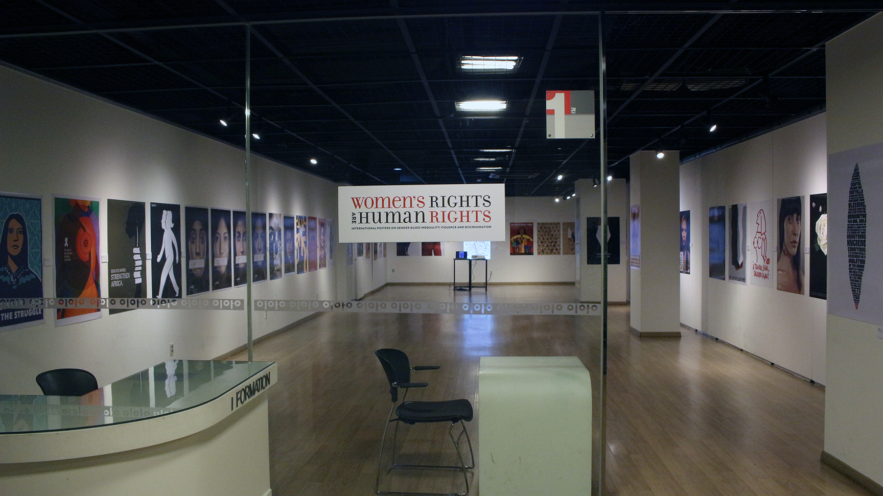 Installation View, Women's Rights Are Human Rights Exhibition, December 2016, Seoul.