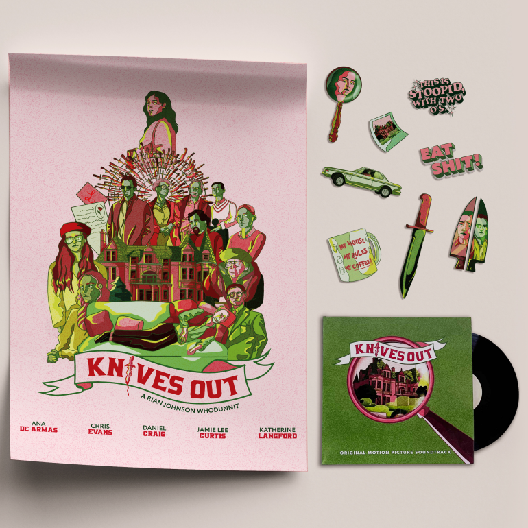 Photo of Knives Out Rebranding Artwork