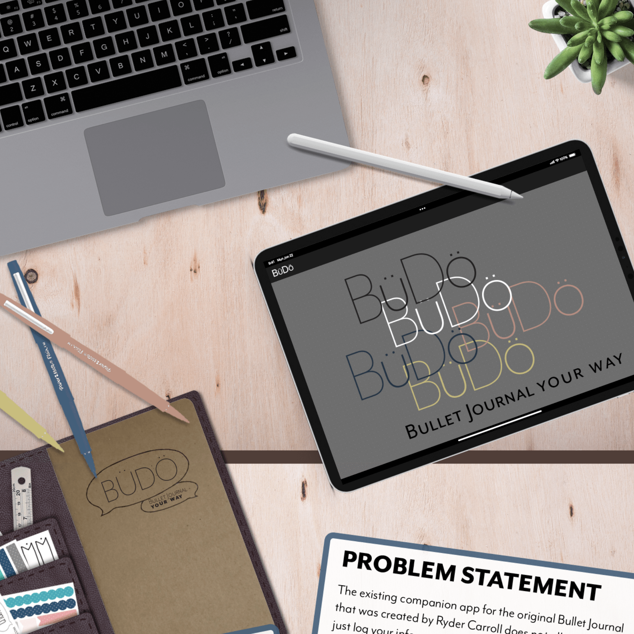 ​  BÜDÖ Bullet Journal App & Branding