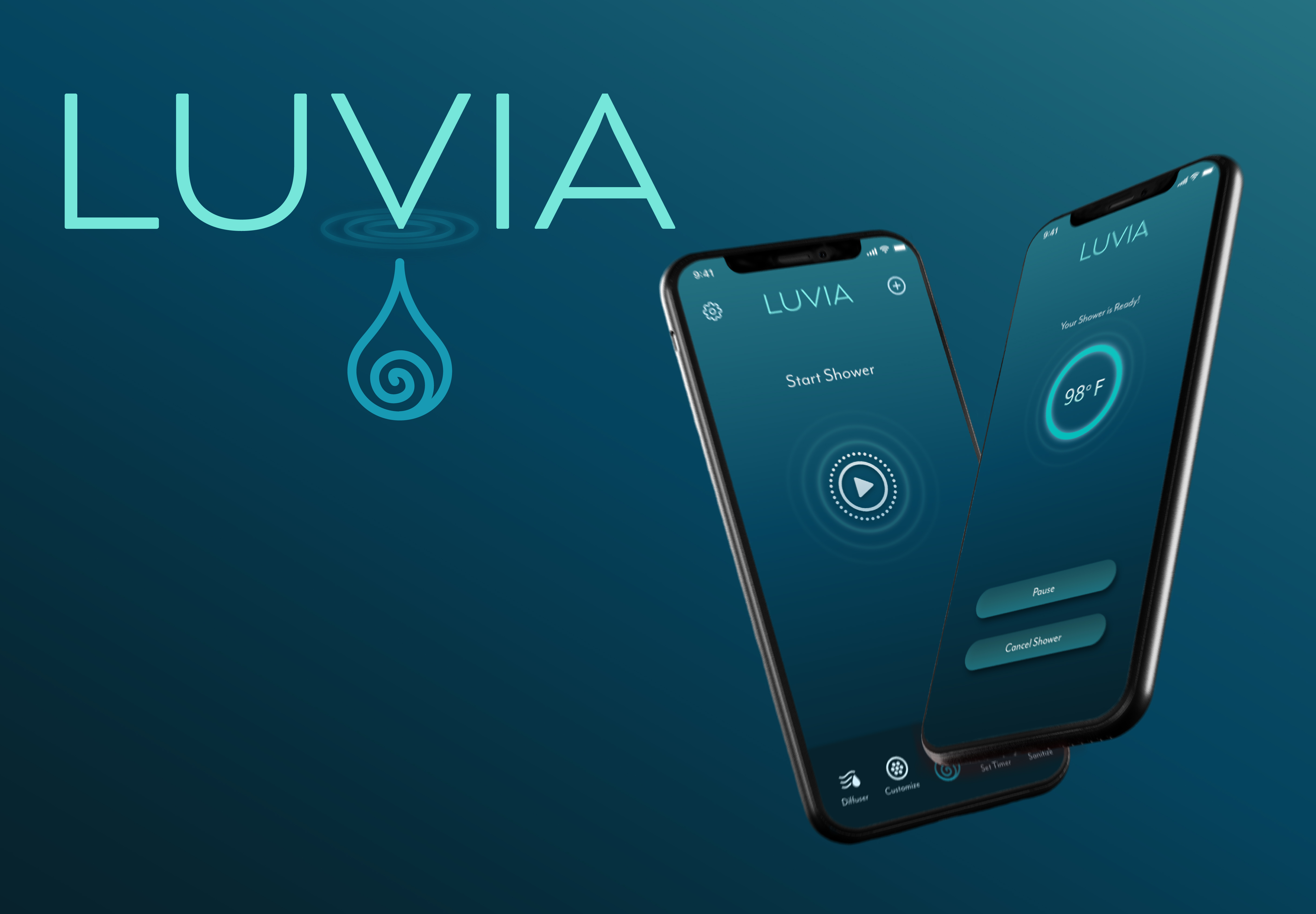 LUVIA Smart Shower System: Application Design and Prototyping