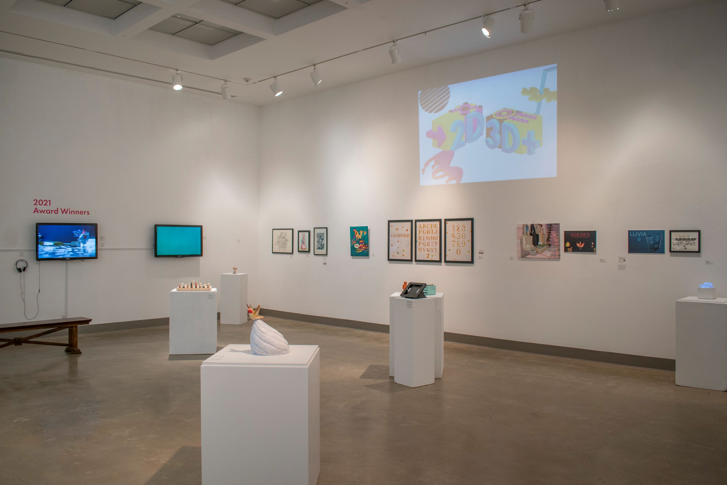 Installation View, Front East Gallery, Poly Kroma 2022 Exhibition, April 28, 2022 to May 22, 2022