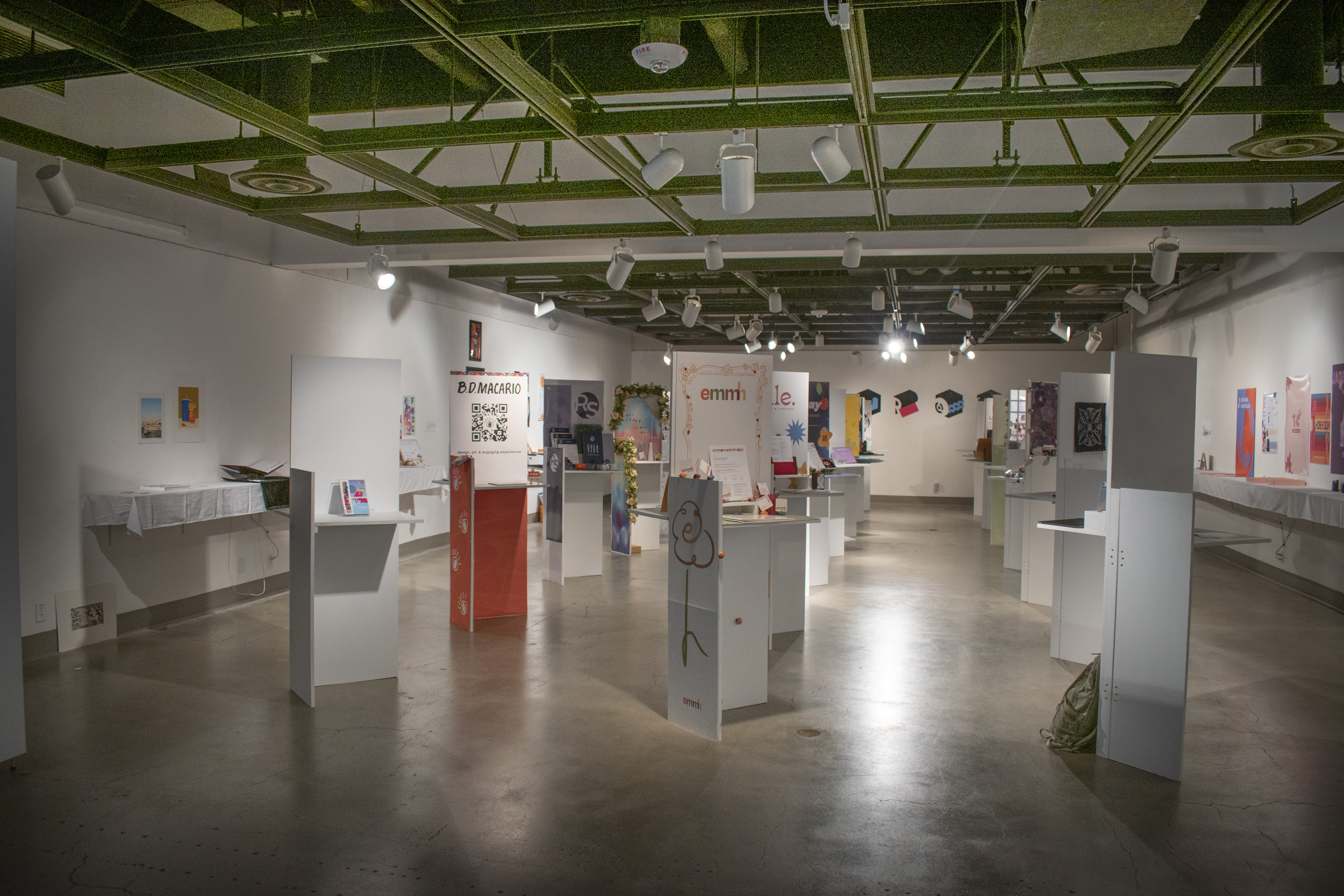 Installation View, Back of Gallery, Poly Kroma 2022 Exhibition, April 28, 2022 to May 22, 2022