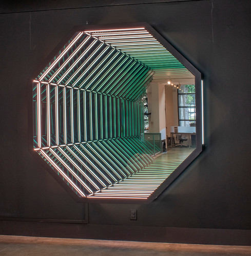 installation view of infinite portal