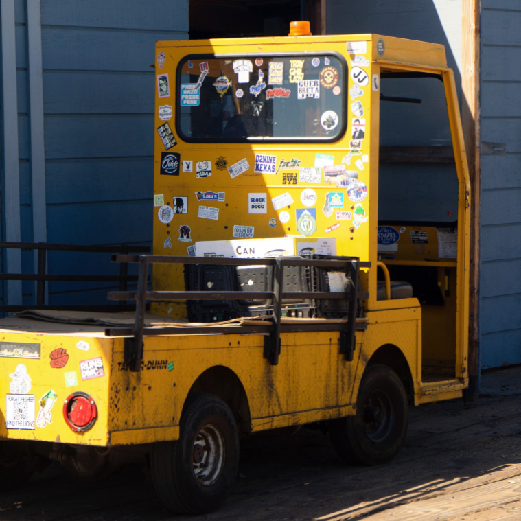 Truck on the Docks artwork