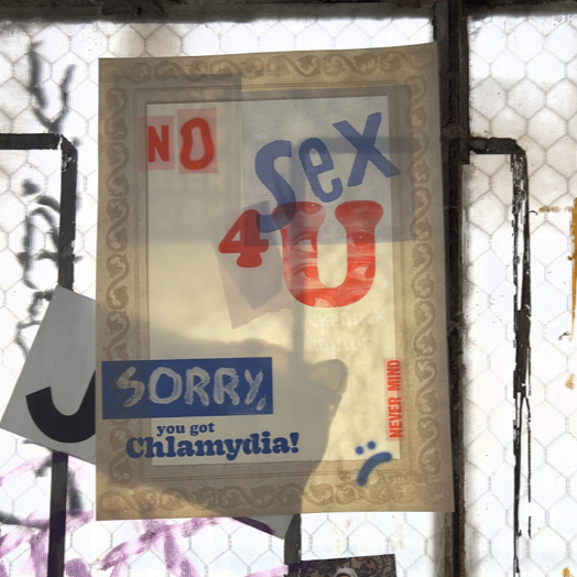 "NO SEX 4 U" artwork