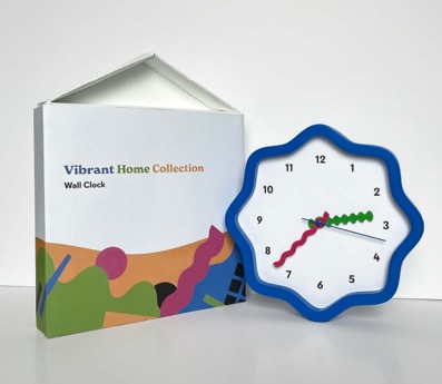Vibrant Home Collection Wall Clock