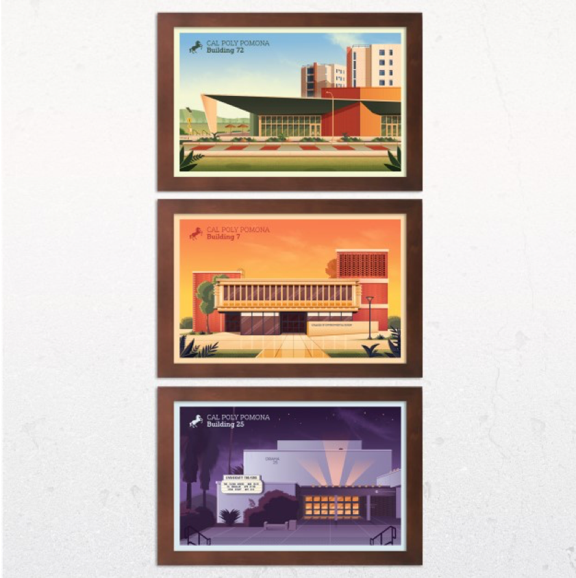 The Buildings of Cal Poly Pomona artwork
