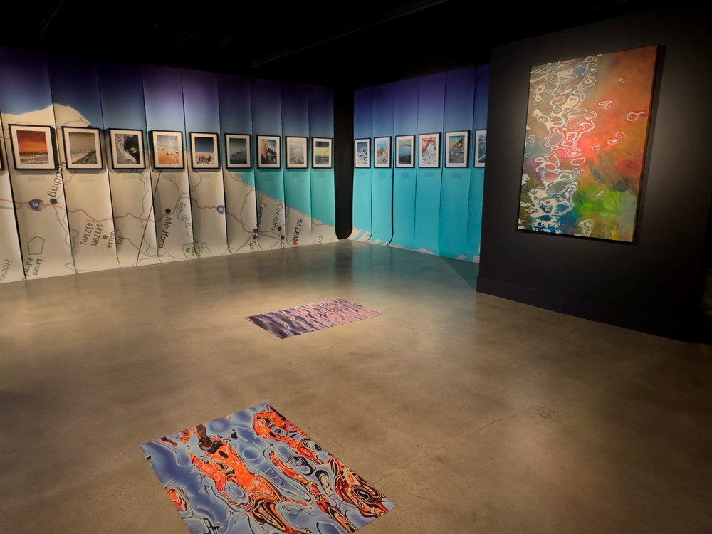 Installation view corridor eubanks work