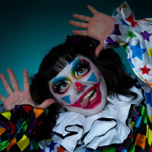 "Happy Clown/ Mentor Project" by Carla Galdamez