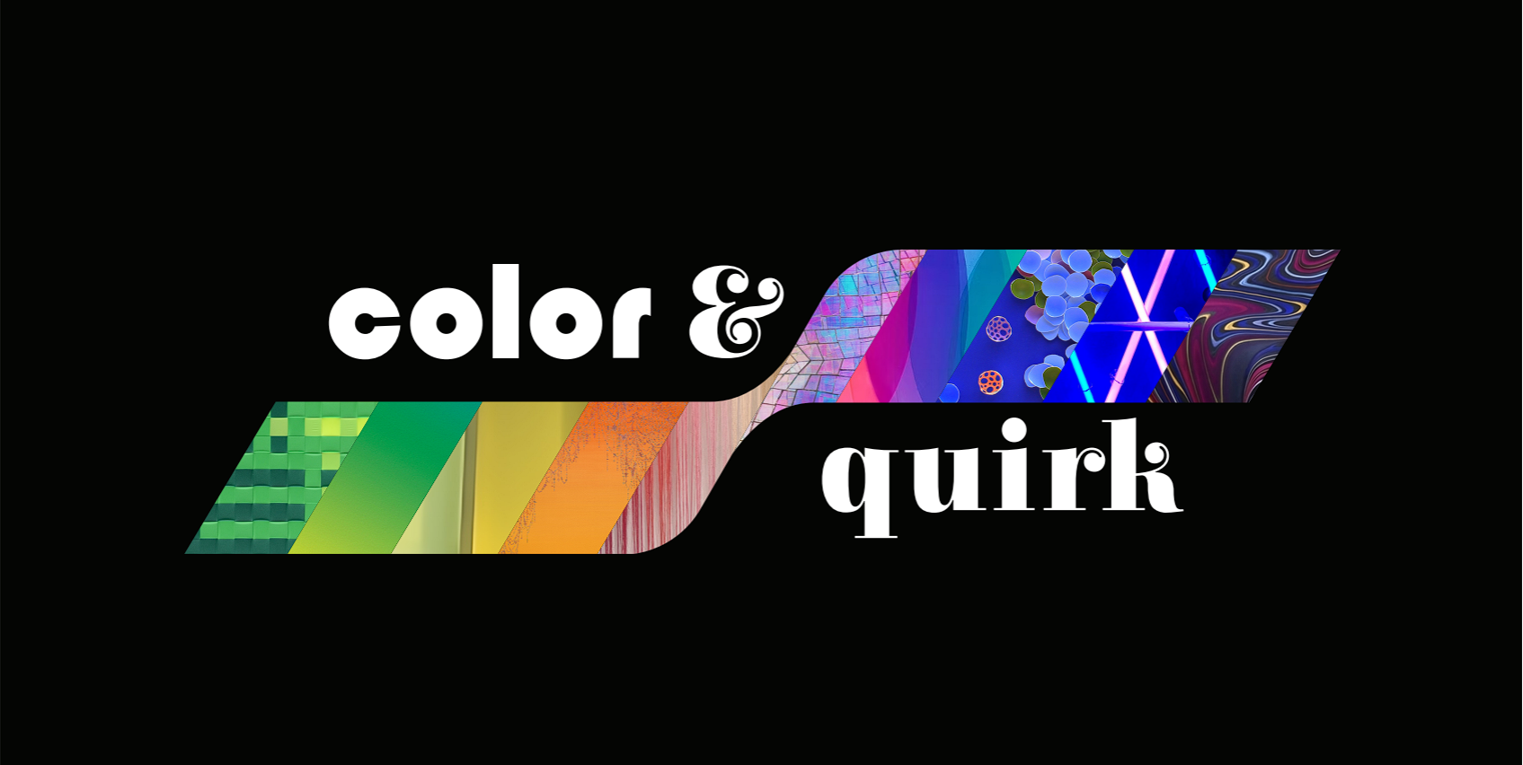 promotional image for upcoming Color & Quirk exhibition.
