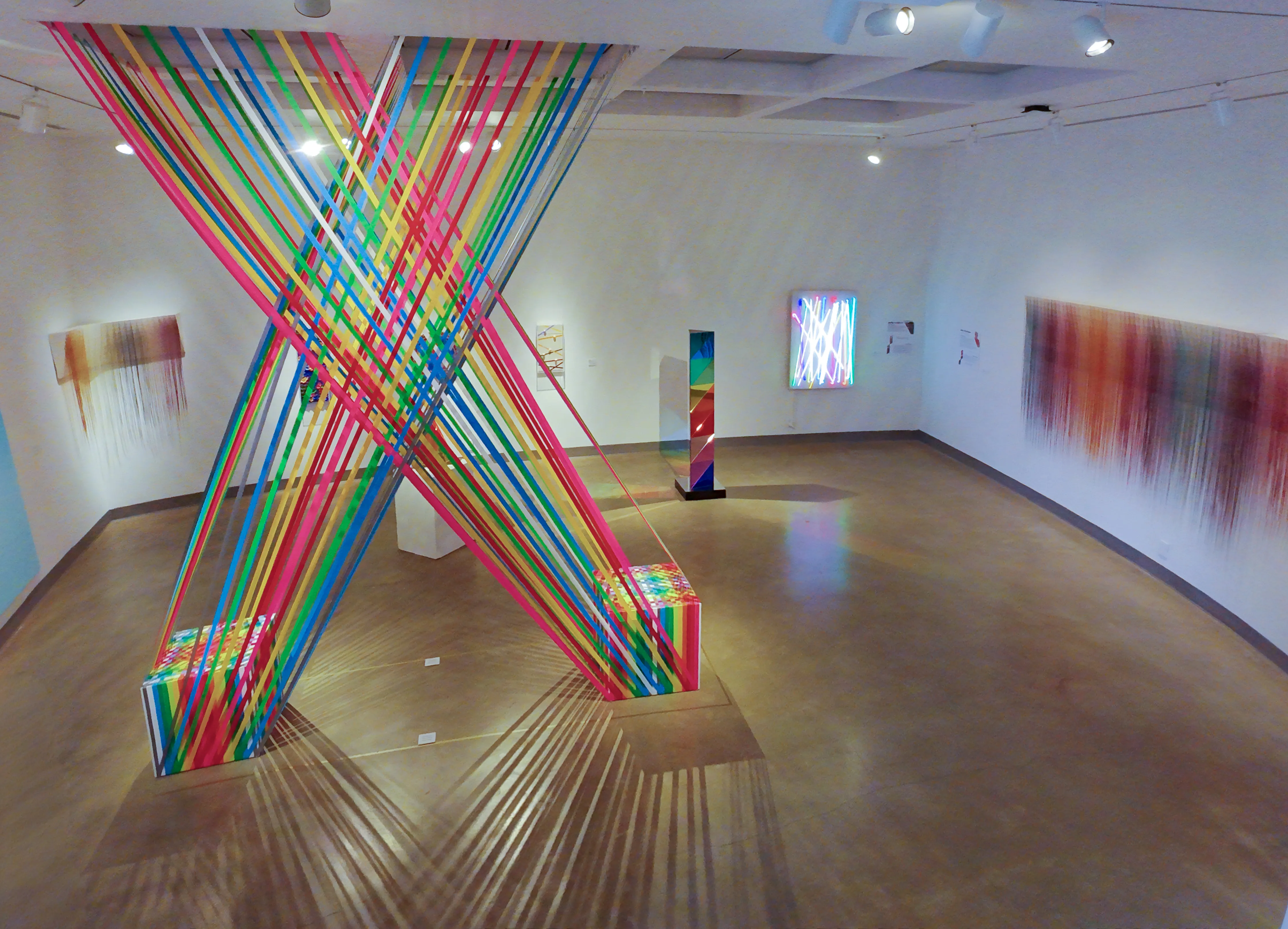 aerial shot of the east gallery.