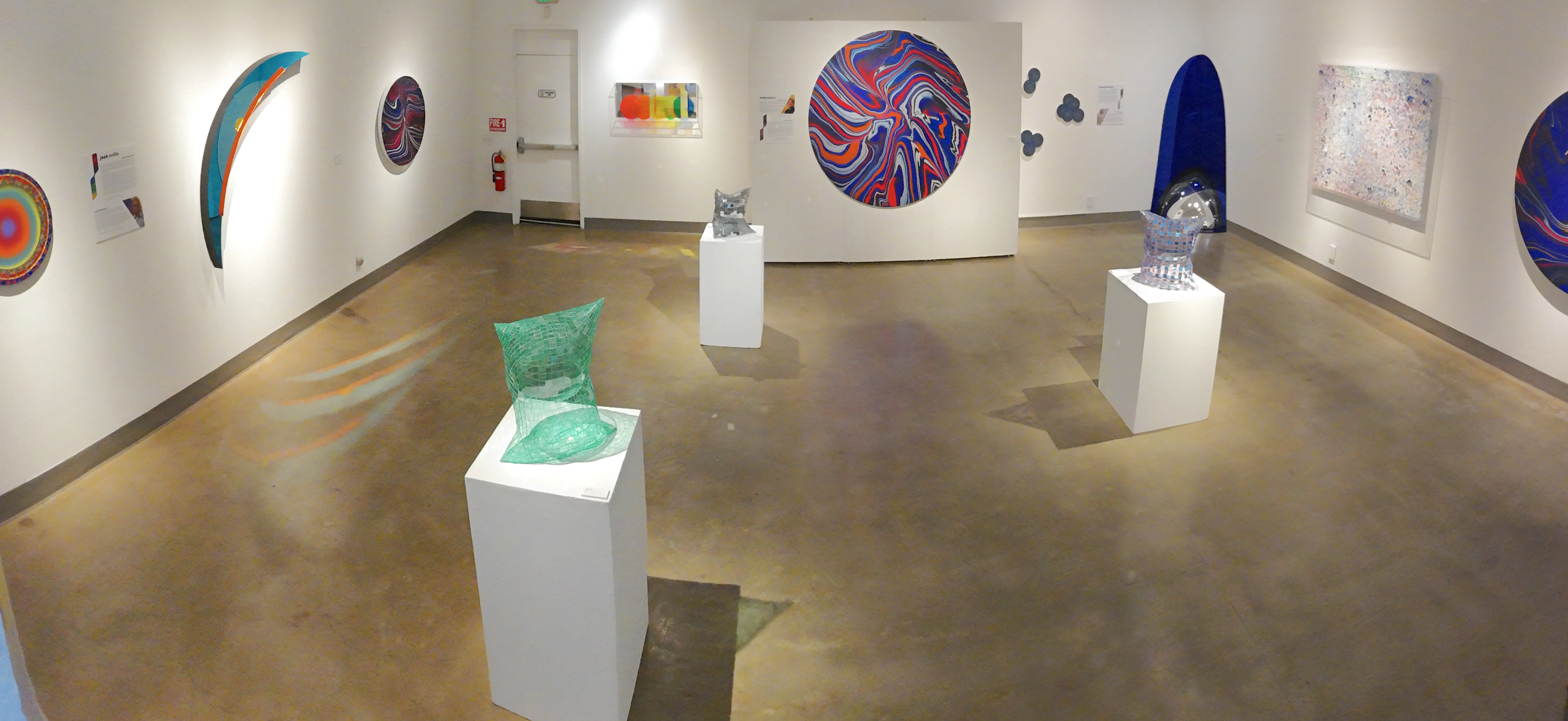 Aerial top down shot of the West Gallery.