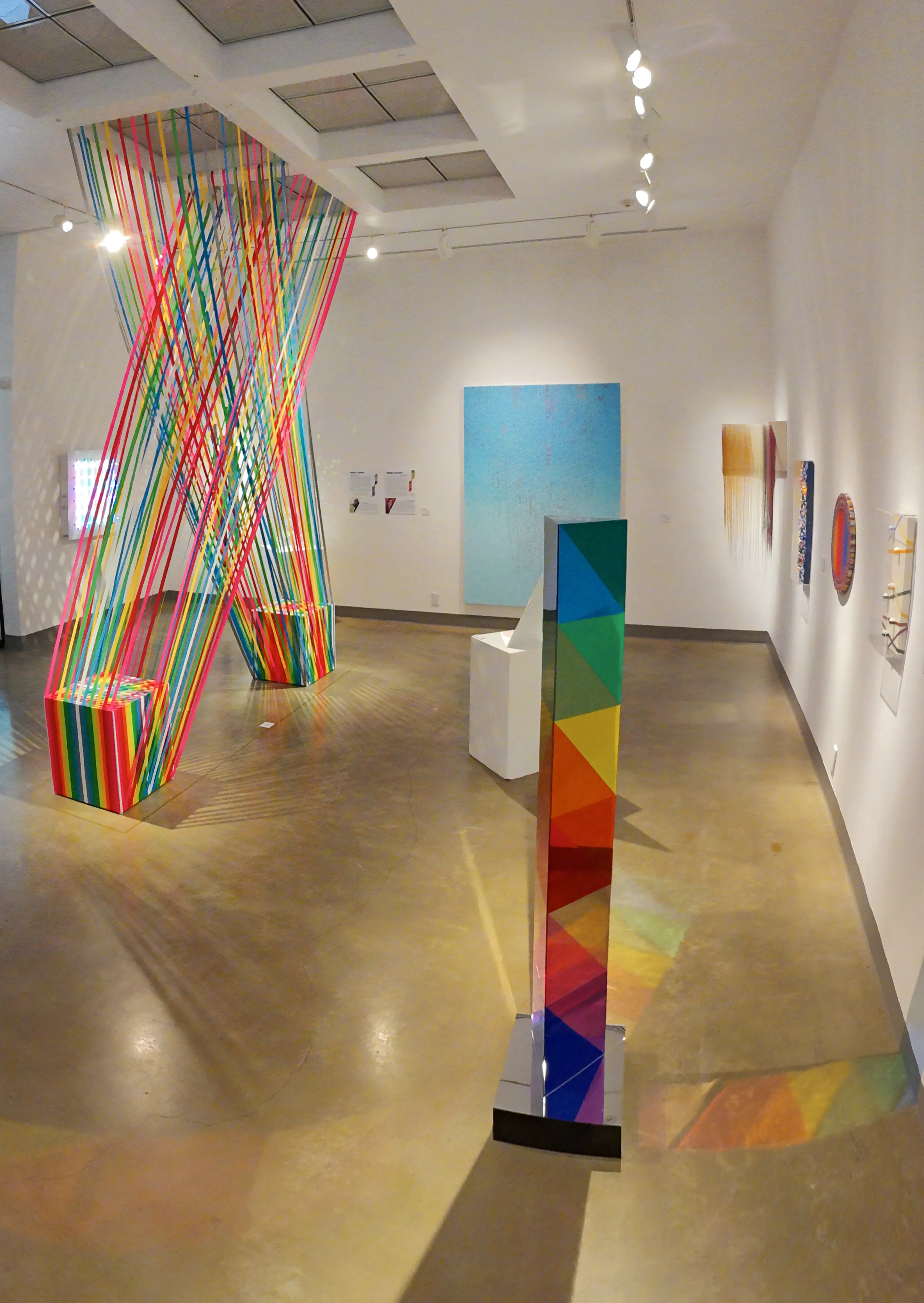 Top down aerial view of the East Gallery from a second perspective.