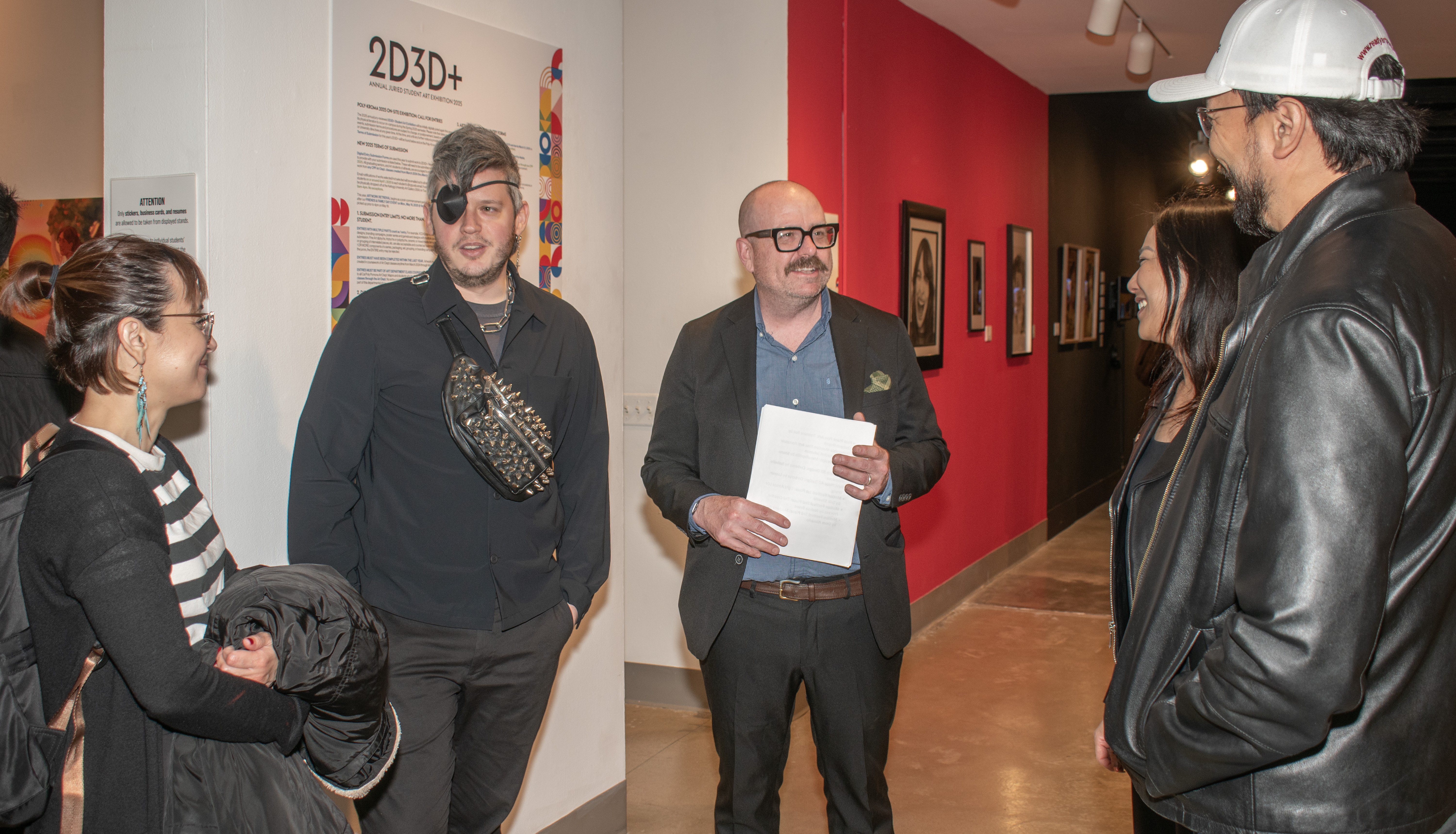 Reception photo of 2D+3D+ Awards.