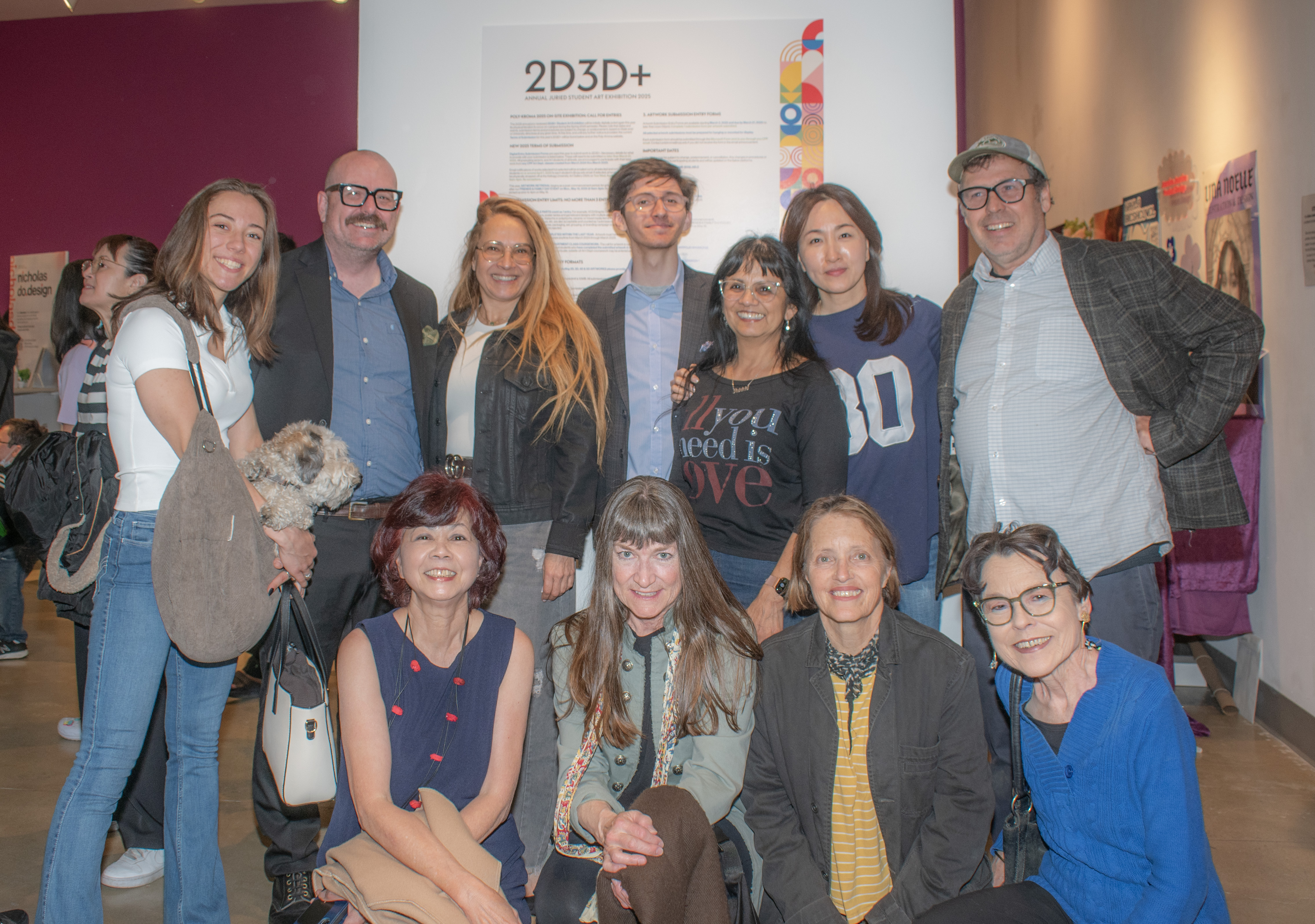 Reception photo of 2D+3D+ Awards.